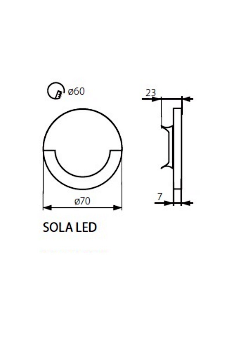 Точковий світильник SOLA LED (23101), Kanlux - Зображення 23101--.jpg