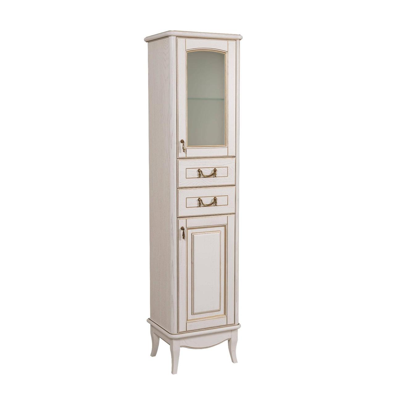 Пенал підлоговий правий Мікела Ваніль, Аква Родос - Зображення