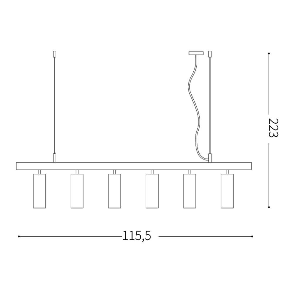 Спот DYNAMITE SP6 BIANCO (231433), IDEAL LUX - Зображення 231433_.jpg