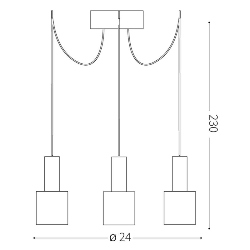 Люстра HOLLY SP3 NERO (231594), IDEAL LUX - Зображення 231587_.jpg