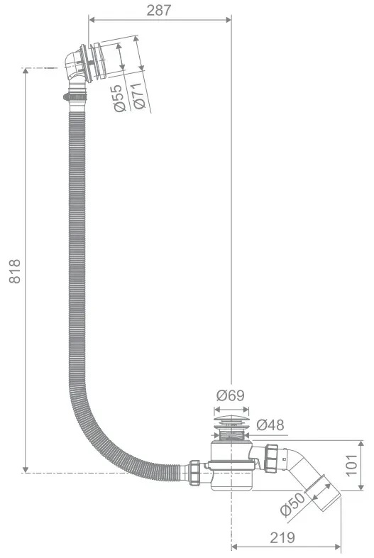 Сифон для ванни Moli ARIN.3210CB Radaway - Зображення 231757232-39242.jpg