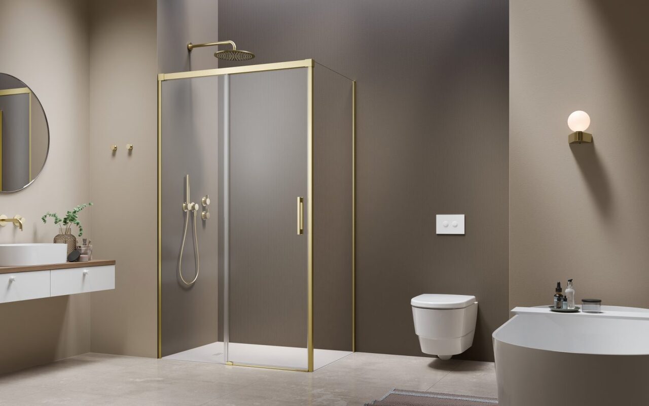 Бокова стінка Idea Brushed Light Gold S1 90 ліва RADAWAY - Зображення 231757248-9efa9.jpg