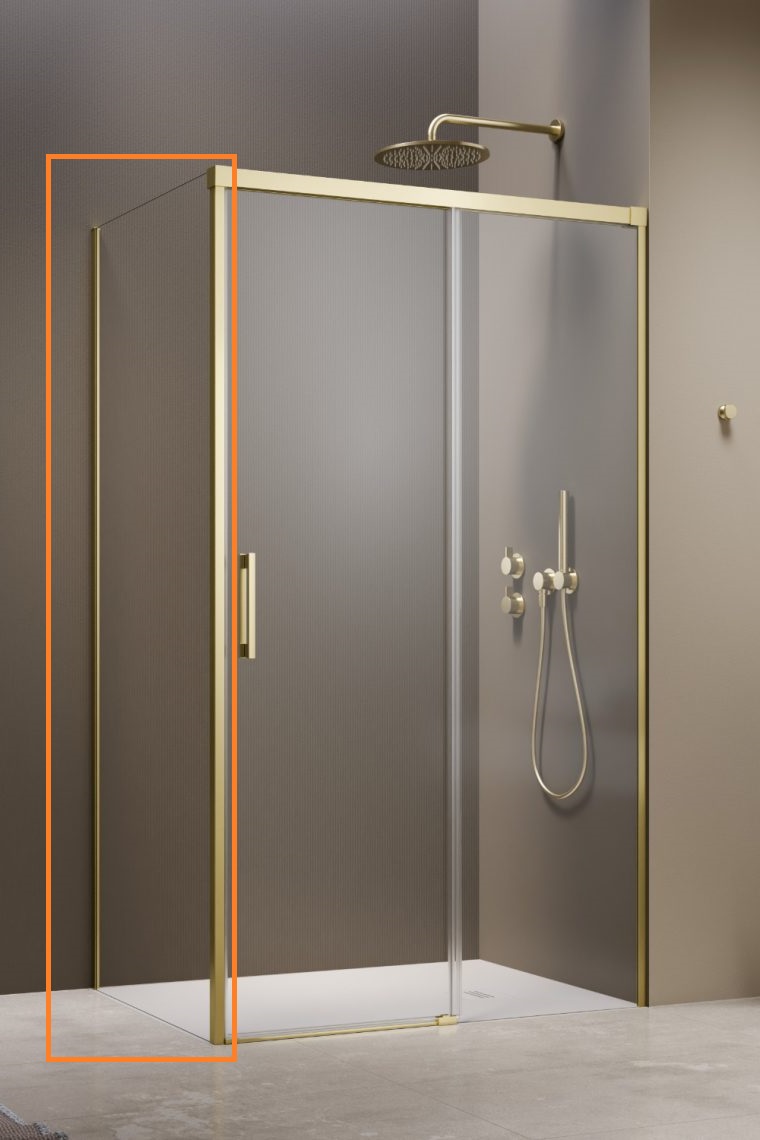Бокова стінка Idea Brushed Light Gold S1 90 ліва RADAWAY - Зображення 231757248-d8850.jpg