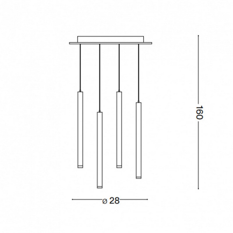 Люстра FROZEN SP4 NERO (233468), IDEAL LUX - Зображення 233468--.jpg