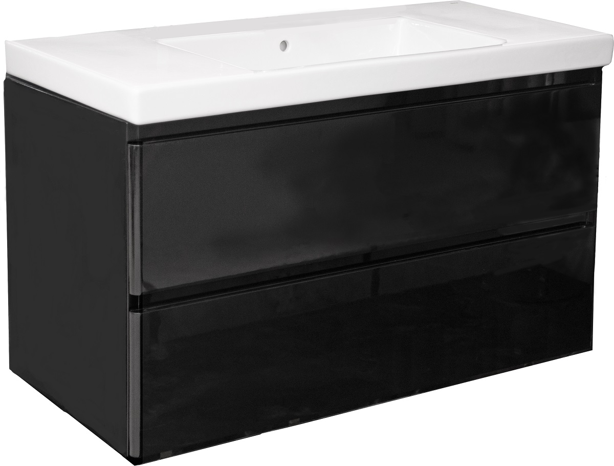 Шафка під умивальник Jassel чорна 1000 Air-Line - Зображення