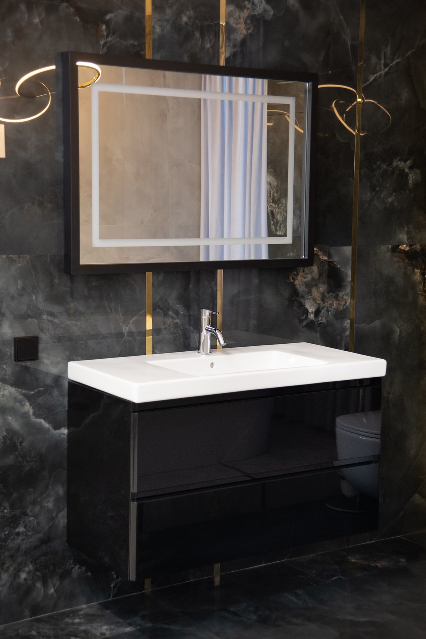 Шафка під умивальник Jassel чорна 1000 Air-Line - Зображення 23405392-f1195.jpg