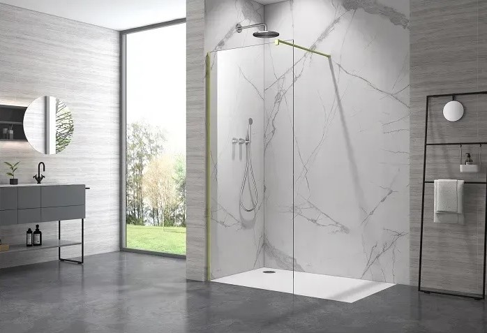 Душова кабіна Ramos Walk-in 90х200 золотий ARMAFORM - Зображення 234627412-10ac8.jpg