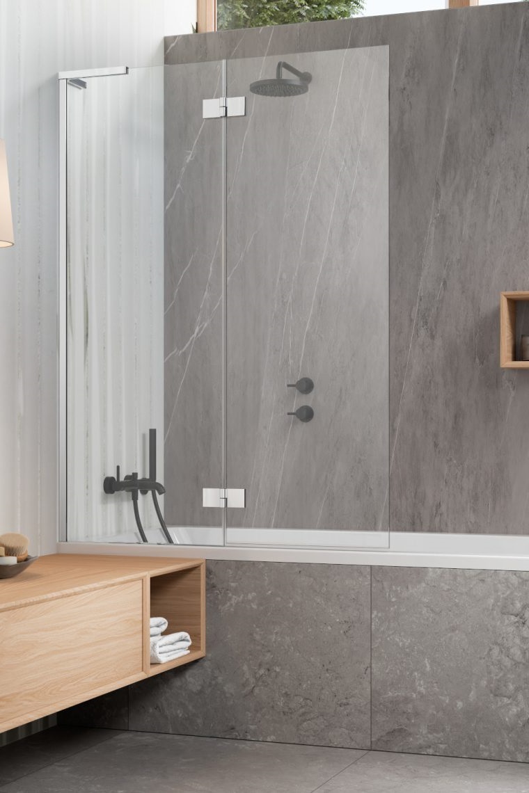 Шторка для ванни Essenza 8 SL Chrome PND II 100 ліва RADAWAY - Зображення 235204321-41dc2.jpg