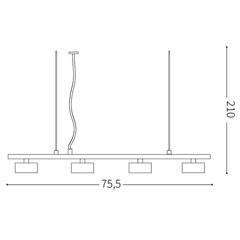 Люстра MINOR LINEAR SP4 (235455), IDEAL LUX - Зображення 235455_g.jpg