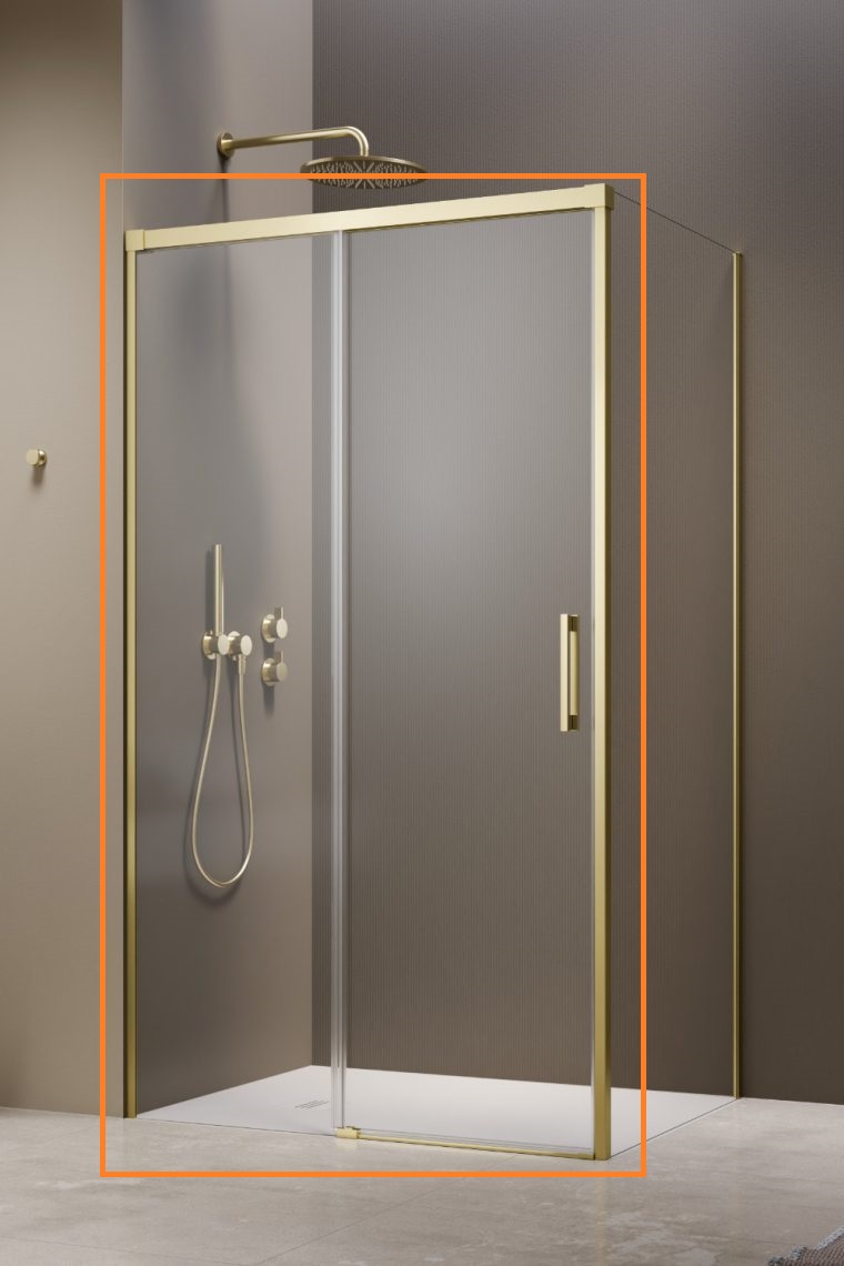 Душові двері Idea 6 Brushed Light Gold KDJ 120 ліві RADAWAY - Зображення 236257003-935eb.jpg