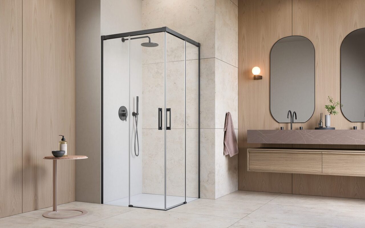 Душова кабіна (половина) Idea 6 Brushed GunMetal KDD 80 ліва RADAWAY - Зображення 236257015-377c6.jpg
