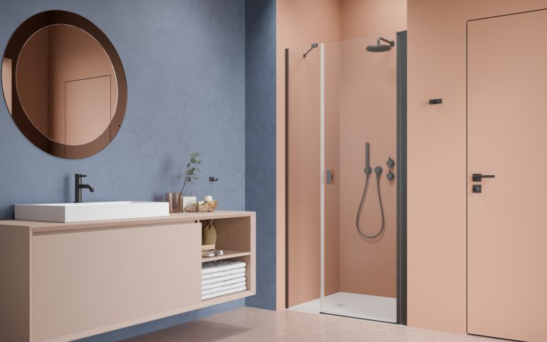Душові двері Nes 6 Brushed GunMetal DWS I 90R RADAWAY - Зображення 237307758-a9086.jpg