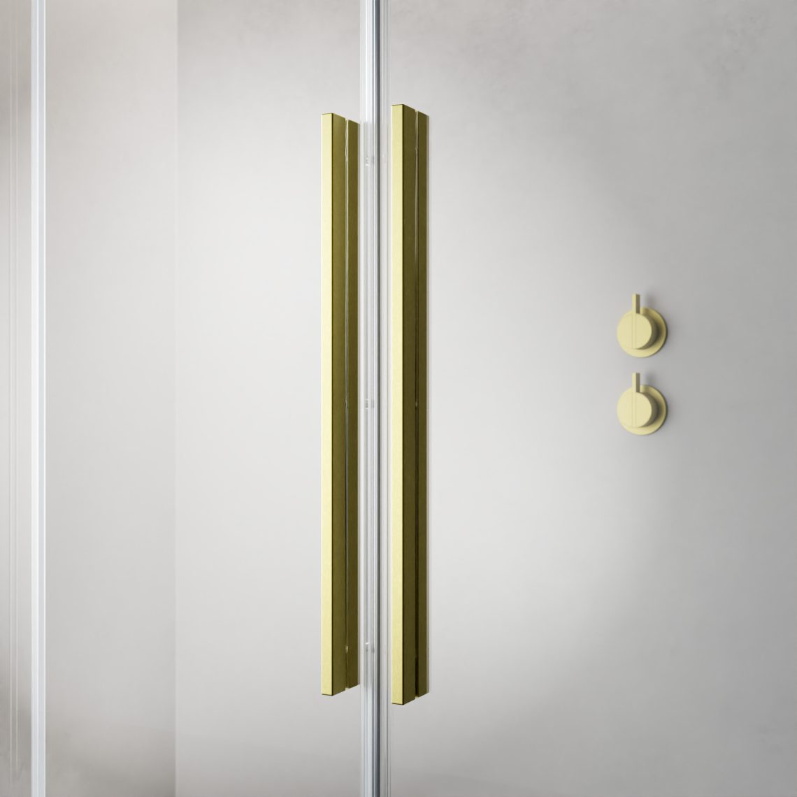 Душова кабіна (половина) Furo Brushed Gold KDD 90 R RADAWAY - Зображення 237307761-621ba.jpg