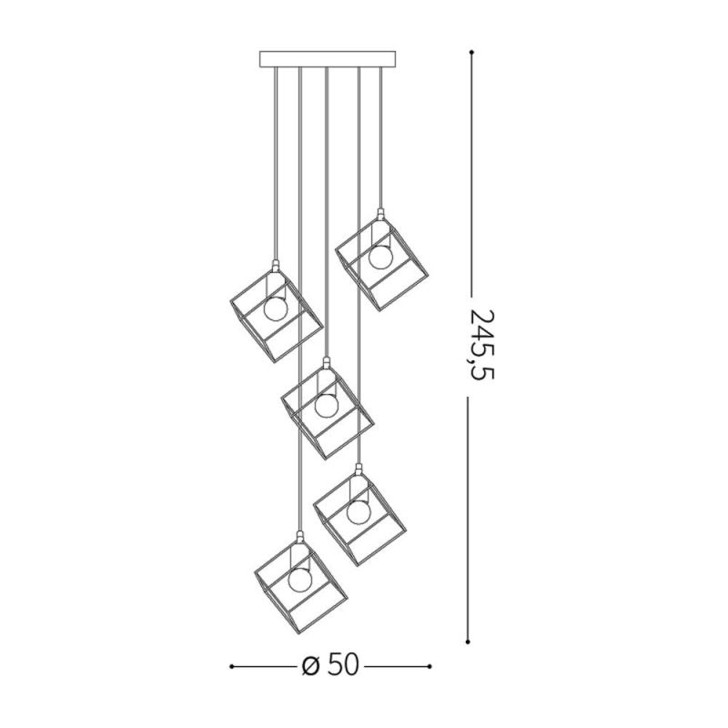 Люстра ICE SP5 BIANCO (237671), IDEAL LUX - Зображення 237671_.jpg