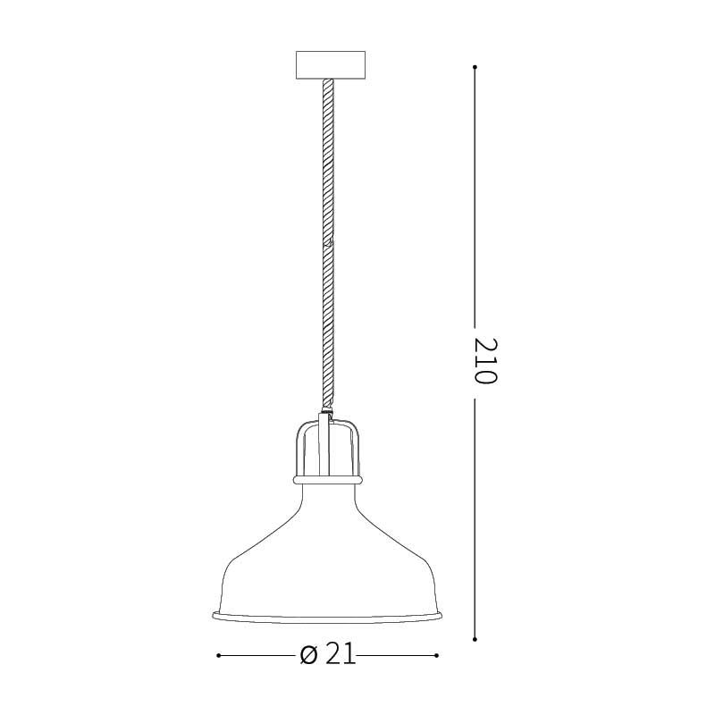 Люстра ERIS-1 SP1 BIANCO (238104), IDEAL LUX - Зображення 238104_.jpg