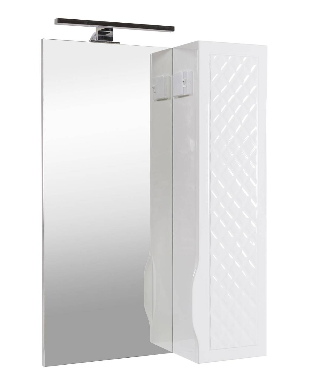 Дзеркало з шафкою Родорс 55 з підсвіткою (R), Аква Родос - Зображення