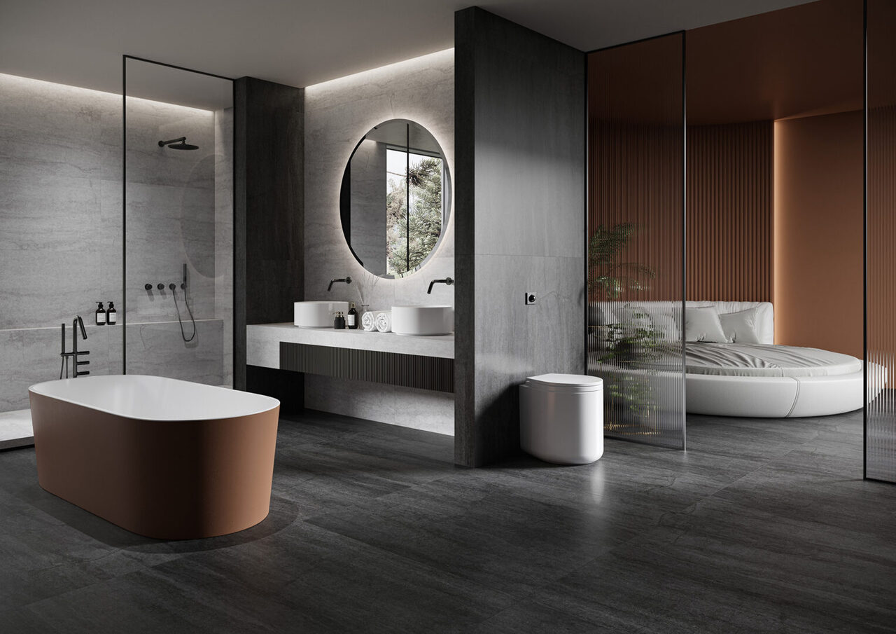 Плитка керамогранітна Dignity Graphite RECT 597x1197x8 Cerrad - Зображення 24111171-20d3c.jpg