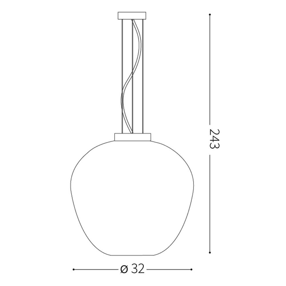 Люстра BLOSSOM SP1 AMBRA (241524), IDEAL LUX - Зображення 241524_.jpg