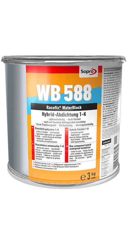 Герметик універсальний гібридний Racofix WaterBlock 588 (3 кг) Sopro - Зображення 244482751-d386a.jpg