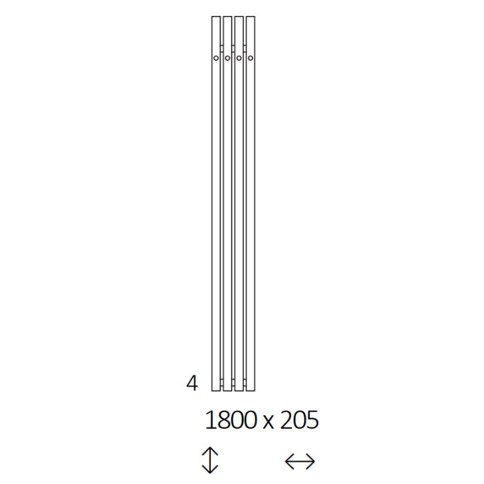 Рушникосушка Rolo Hanger 1800x205 Ral 9016 WGROW180020K916SX Terma - Зображення 245300730-d0892.jpg
