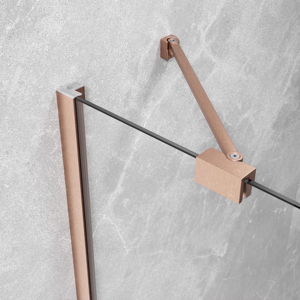 Душові двері Essenza Brushed Copper KDJ 900R RADAWAY - Зображення 246275577-8495b.jpg