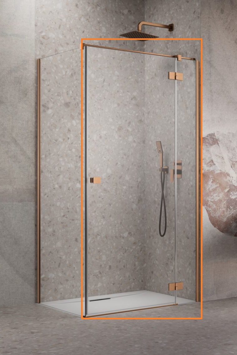 Душові двері Essenza Brushed Copper KDJ 900R RADAWAY - Зображення 246275577-deefd.jpg