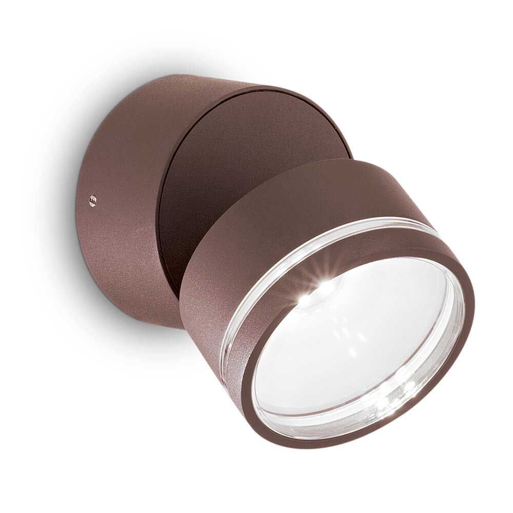 Світильник вуличний OMEGA AP ROUND COFFEE 4000K (247069), IDEAL LUX - Зображення