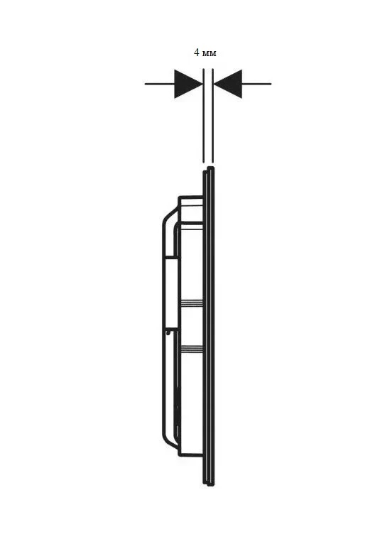 Кнопка зливу Sigma 40 Square 115.629.ID.1 Нікель matt Geberit - Зображення 247539099-0d872.jpg