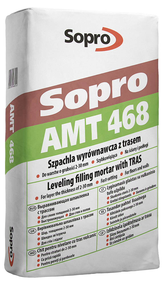 Вирівнювальна шпаклівка з трасом Sopro AMT 468 (25 кг) - Зображення 247974-118a5.jpg