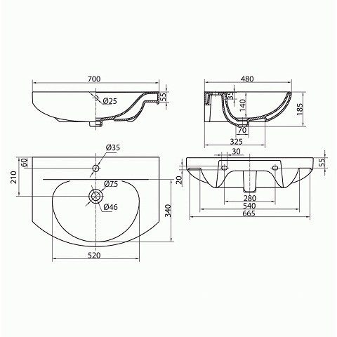 Умивальник Runa (L81970000), Kolo - Зображення 248634-82728.jpg