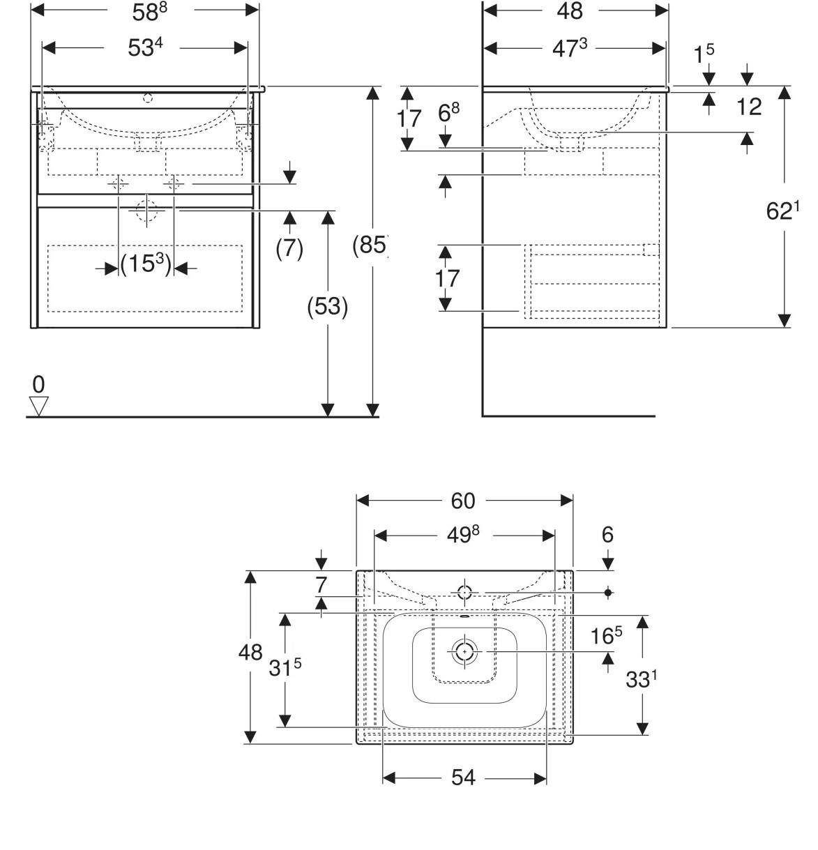 Шафка з умивальником 60 Selnova Square Slim rim 504.138.PS.1 Geberit - Зображення 248753827-913cd.jpg