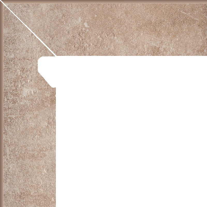 Цоколь лівий Scandiano Ochra 2х-елементний 81x300x11 Paradyz - Зображення