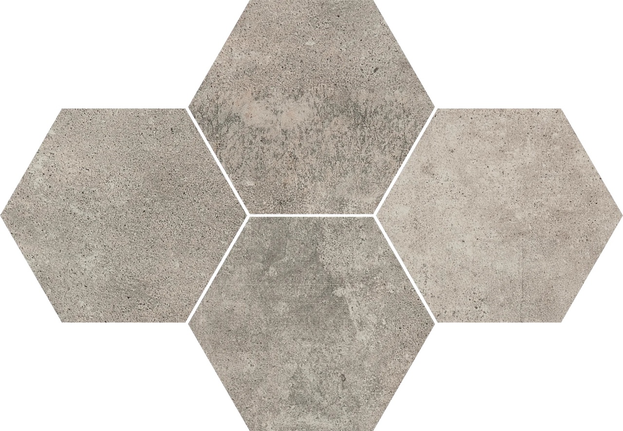 Мозаїка Grey Wind Dark Heksagon 283x408 Stargres - Зображення