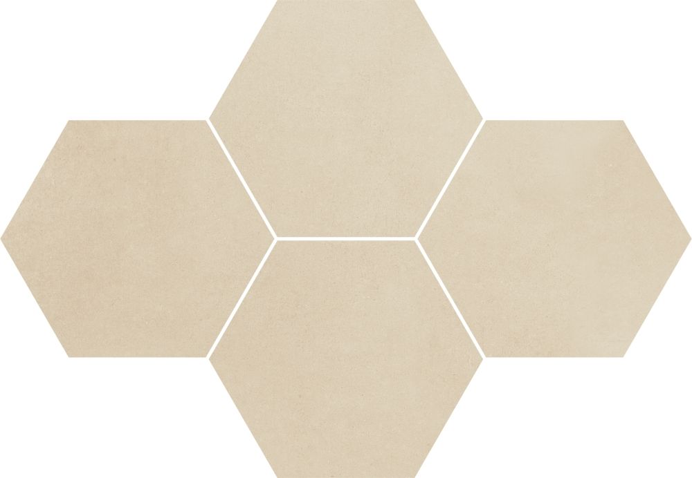 Мозаика Town Beige Mozaika Heksagon 283×408x9,5 Stargres - Зображення