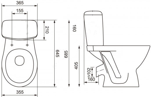 Компакт Koral 769 031 з кришкою поліпропілен CCKZ1015391894 Cersanit - Зображення 25024154-e86de.jpeg