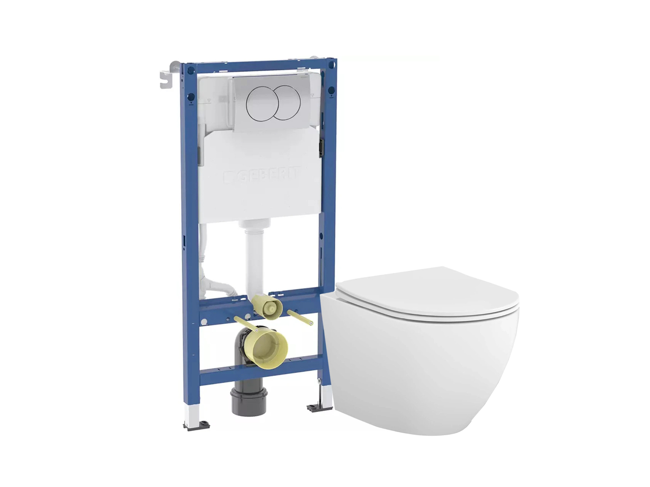 Комплект Інсталяція для унітаза Duofix Delta + Кнопка зливу Delta01 хром + Унітаз із турбозмивом С502 Desse Vortex Cersanit - Зображення 250866346-bdc97.jpg