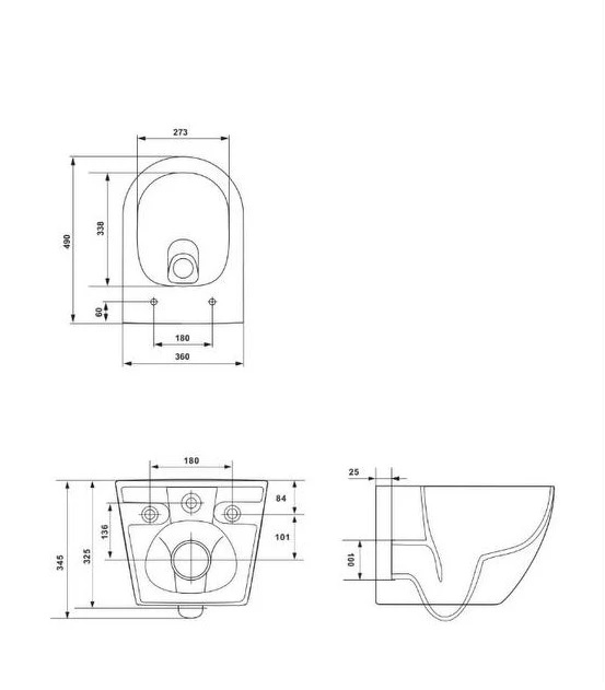 Комплект Інсталяція для унітаза Duofix Delta + Кнопка зливу Delta01 біла + Унітаз із турбозмивом С502 Desse Vortex Cersanit - Зображення 250866347-1dd42.jpg
