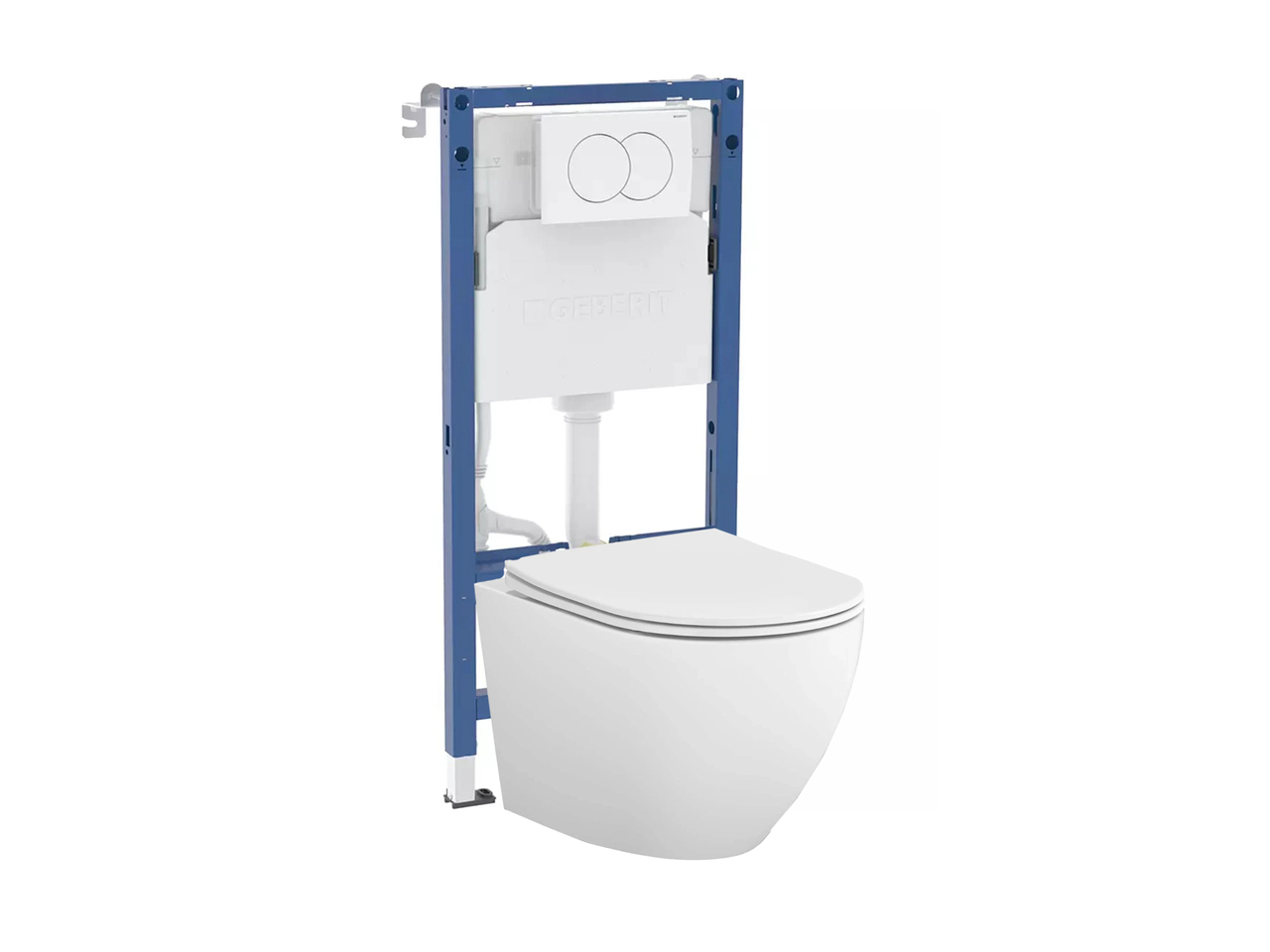 Комплект Інсталяція для унітаза Duofix Delta + Кнопка зливу Delta01 біла + Унітаз із турбозмивом С502 Desse Vortex Cersanit - Зображення 250866347-ec2d0.jpg