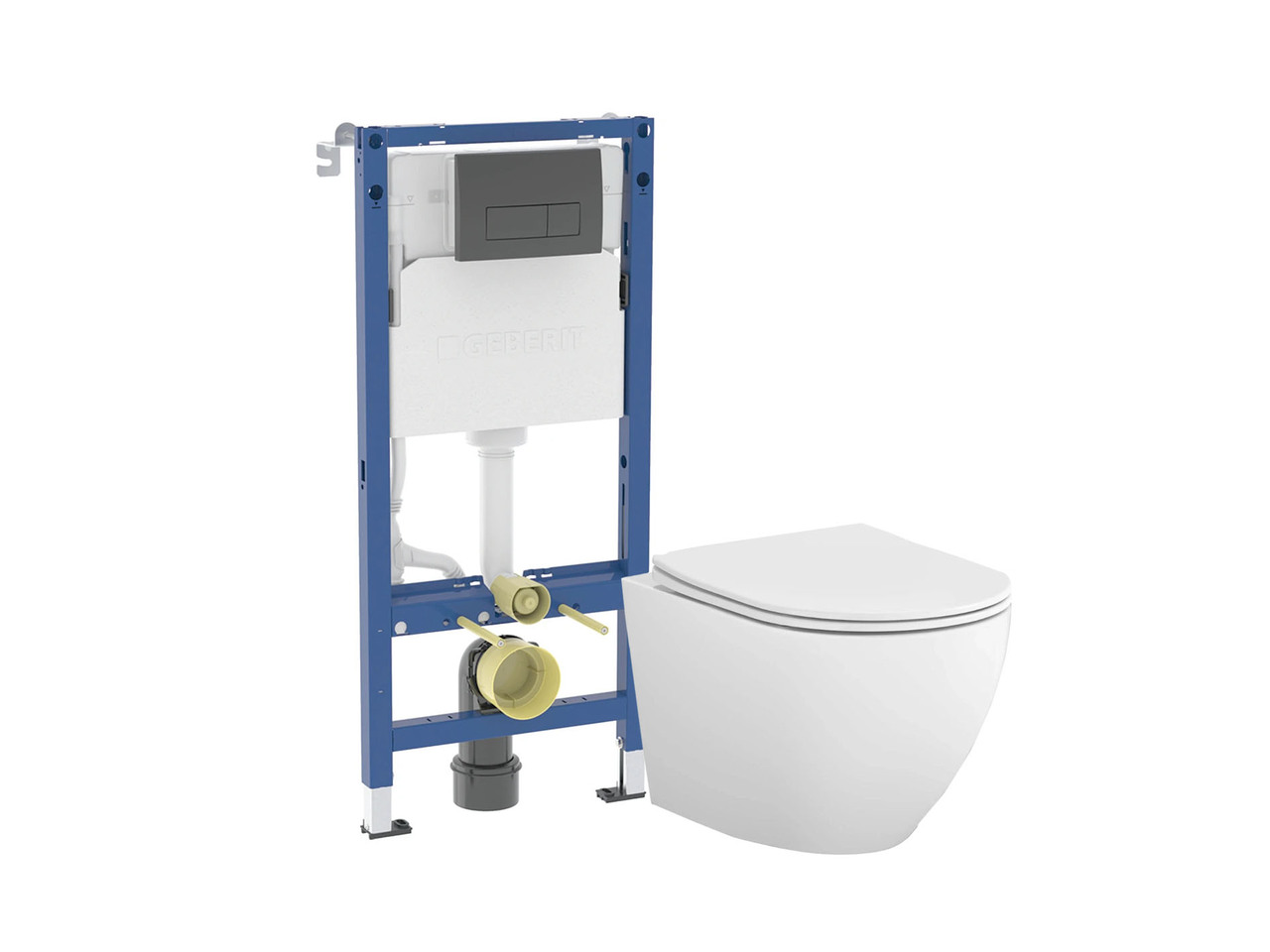 Комплект Інсталяція для унітаза Duofix Delta + Кнопка зливу Delta 50 чорний matt + Унітаз із турбозмивом С502 Desse Vortex Cersanit - Зображення 250866350-ce99c.jpg