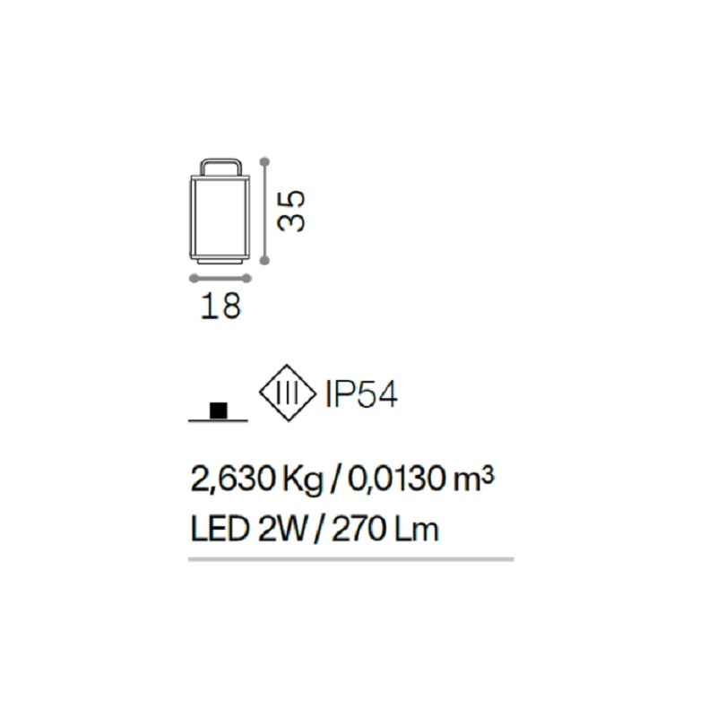 Світильник вуличний STARDUST TL D36 (250878), IDEAL LUX - Зображення 250878--.jpg