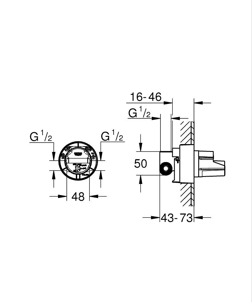 Вбудована частина змішувача 33964001 Grohe - Зображення 250949138-e5580.jpg