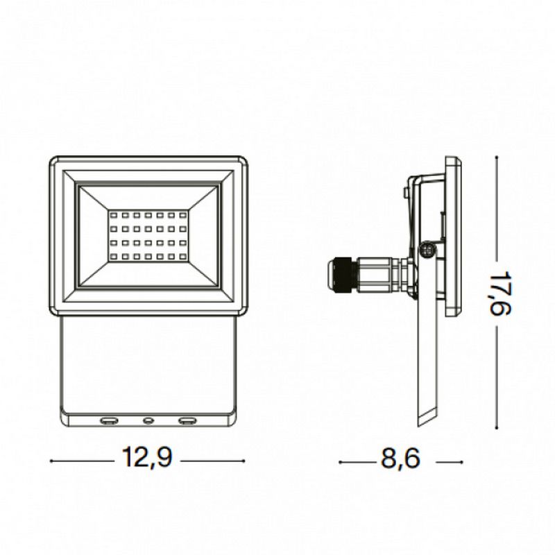 Світильник вуличний FLOOD 20W (251004), IDEAL LUX - Зображення 251004-.jpg