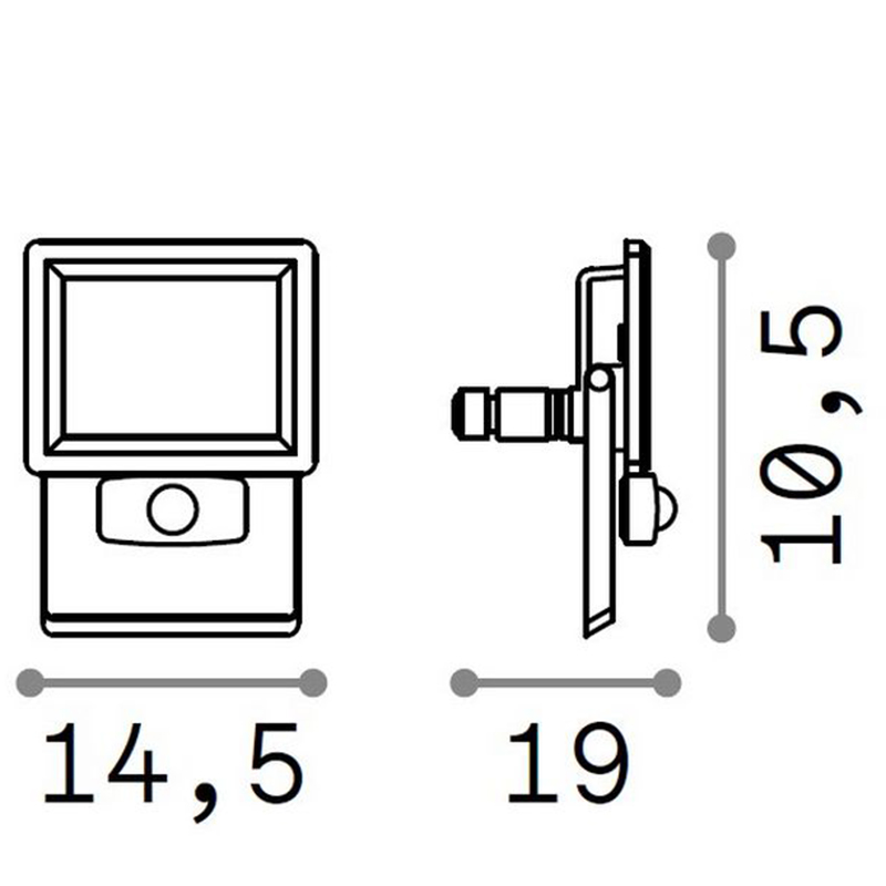 Светильник уличный FLOOD SENSOR 30W (251011), IDEAL LUX - Зображення 251011--.jpg
