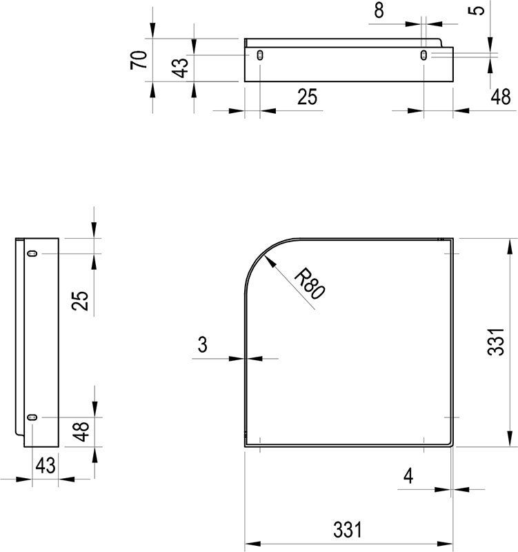 Кронштейн для умивальника Yard 450 C білий X01775 RAVAK - Зображення 251197555-91a87.jpg