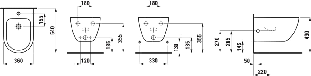 Біде підвісне PRO X H8308600003021 LAUFEN - Зображення 251197574-1c8e0.jpg