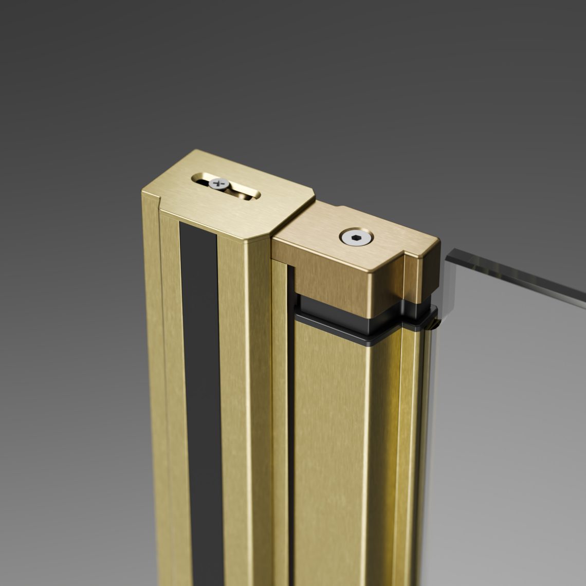 Шторка для ванни Nes Brushed Gold PNJ I 80 R RADAWAY - Зображення 251363249-d18c6.jpg