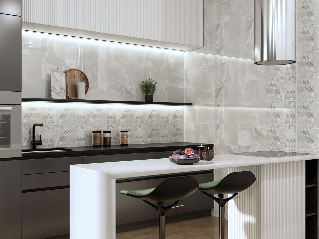 Плитка стінова OY2031 Onyx Story Сірий 250x400x6 Golden Tile - Зображення 251446120-40a70.jpg