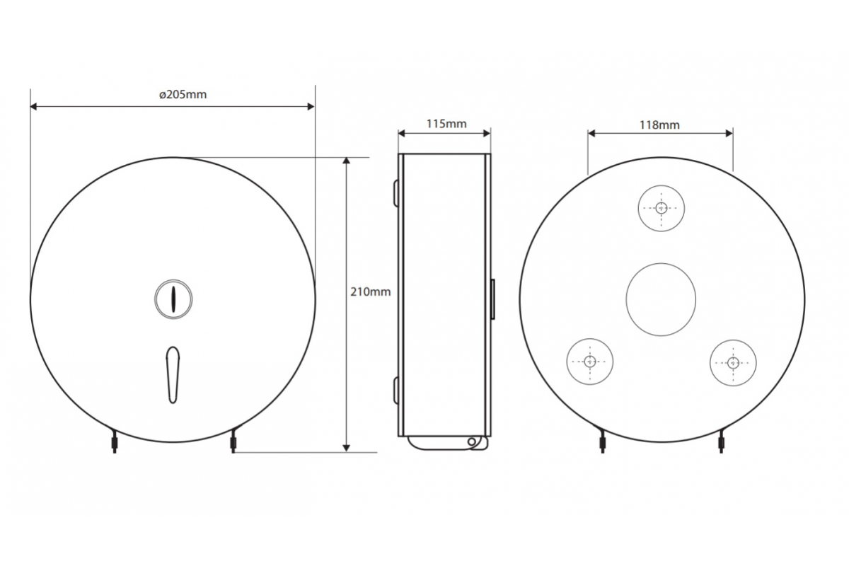 Диспенсер для туалетного паперу Hotel (148112051), Bemeta - Зображення 251803-f13ec.jpg