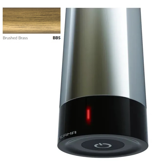 ТЕН прихованого монтажу One R36 600W Ral Brushed Brass Terma - Зображення