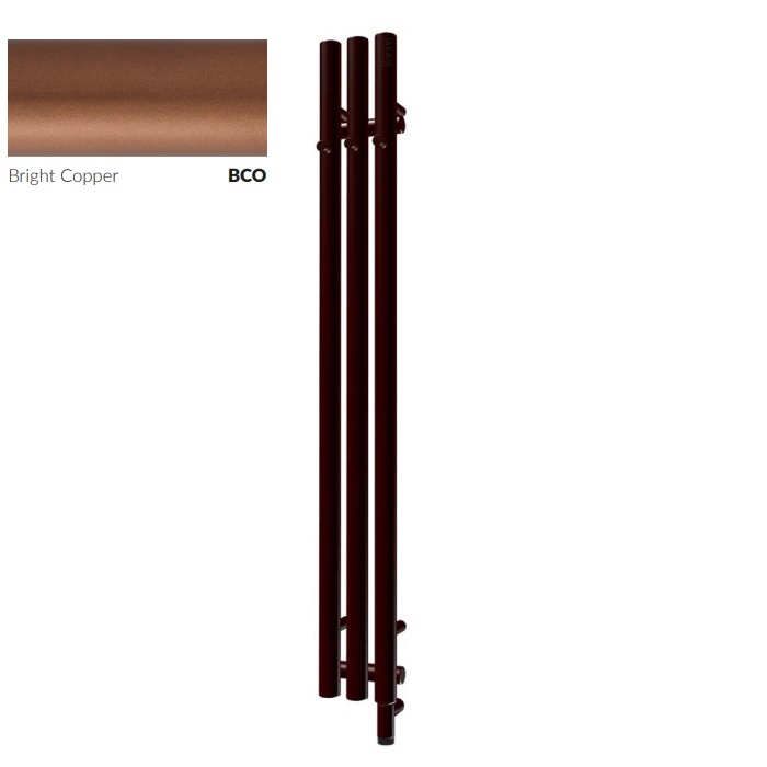 Рушникосушка Rolo Hanger E 1200x150 Ral Bright Copper WLROW120015KBCOE8ORXMX0 Terma - Зображення